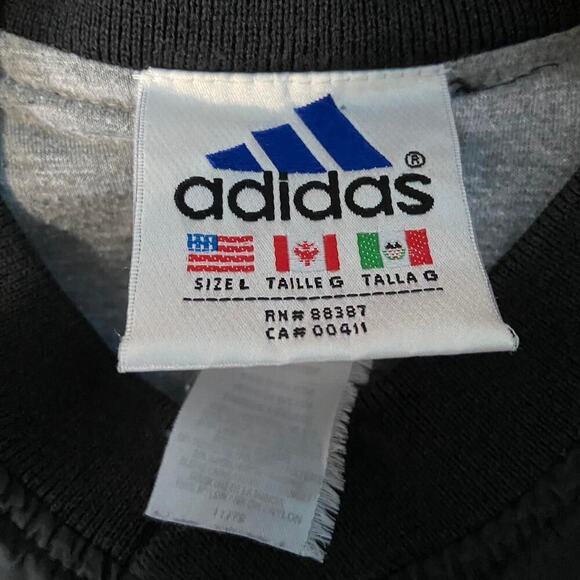 90s vintage black adidas crewneck - Picture 4 of 5